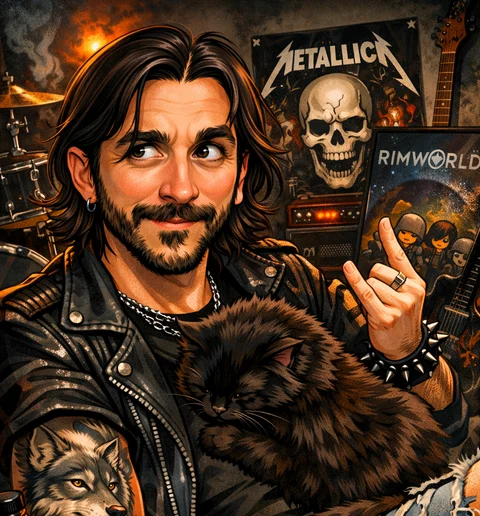 Illustrated portrait of Ionut